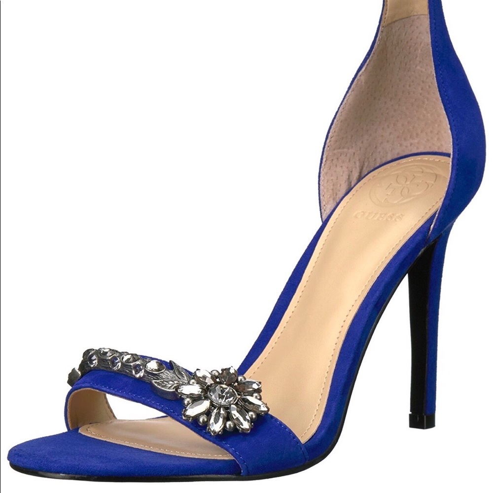 Partyer ankle-strap heels by Guess
